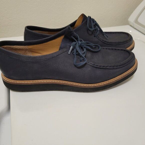 Clark’s Blue Nubuck ! Loafers/Boat Shoes size 9,5 - Picture 3 of 7